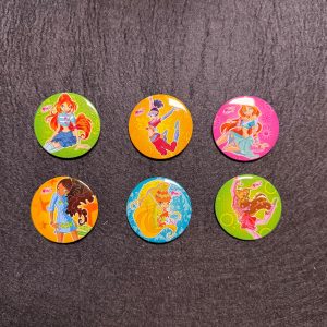 Winx Club Fashion Pins – Kreis Komplett-Set (2007)