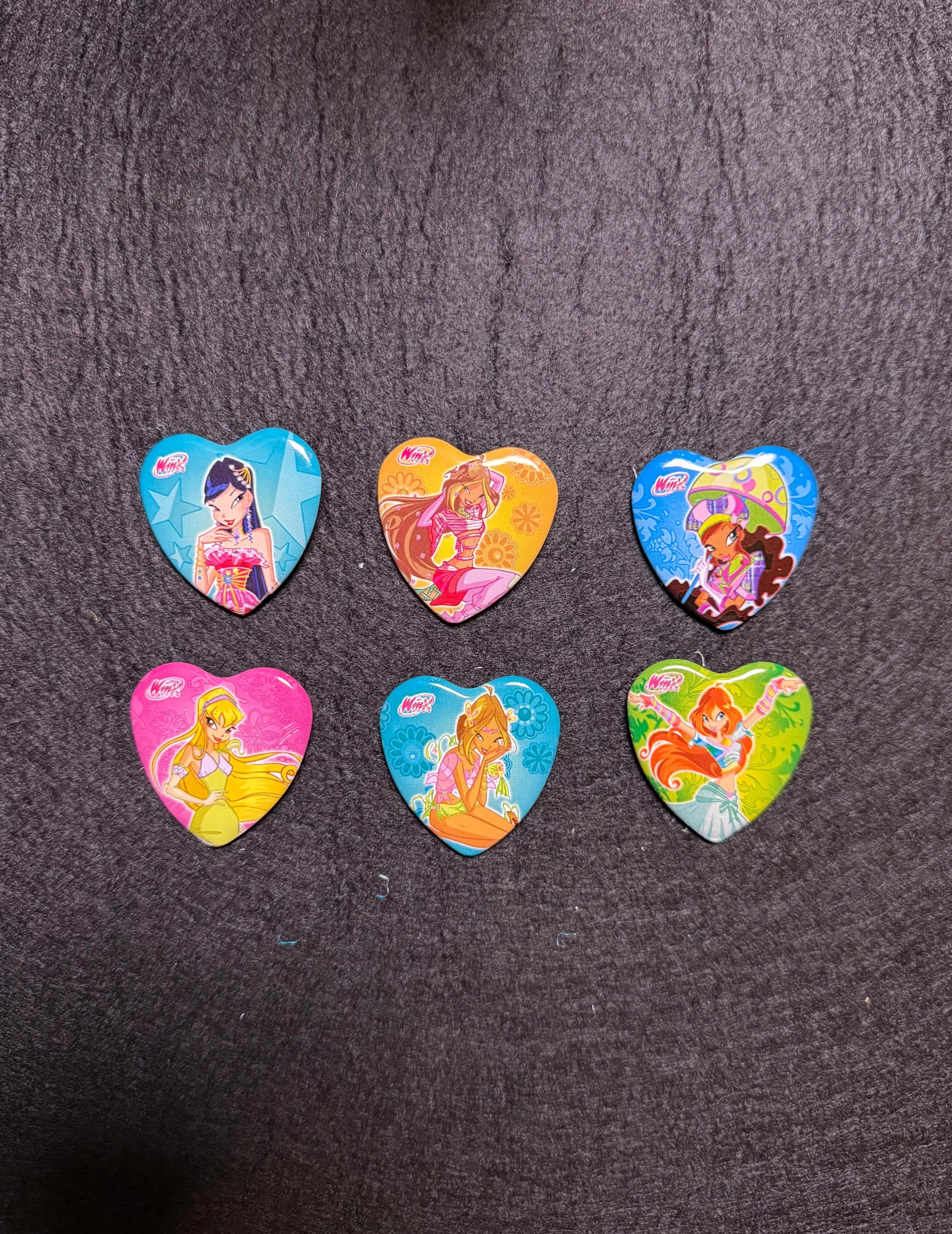 Winx Club Fashion Pins – Herz Komplett-Set (2007)